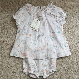 9-12 Month Elegant Baby Matching Set. NWT.